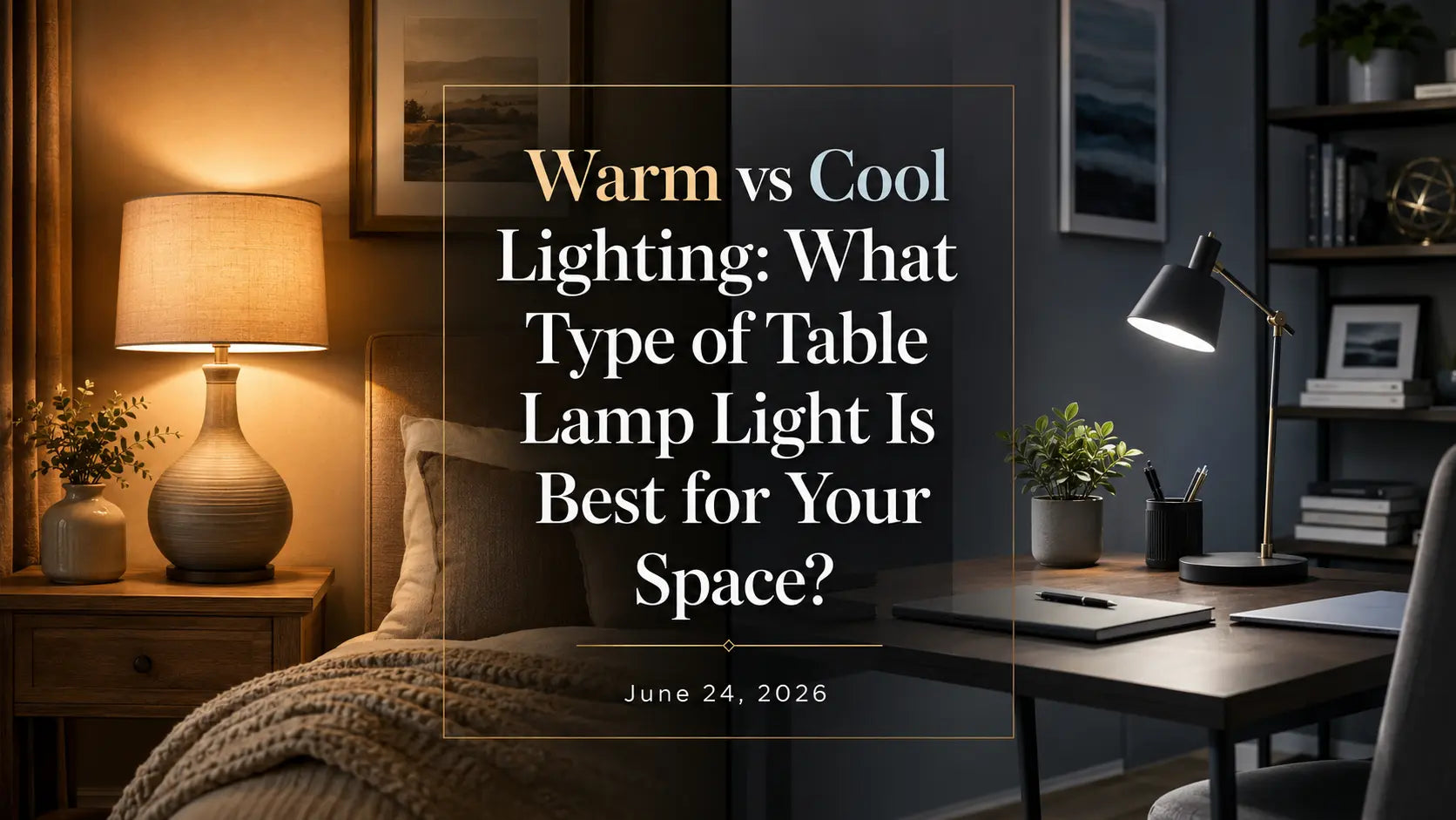 Warm vs Cool Lighting: What Type of Table Lamp Light Is Best for Your Space? biymjk