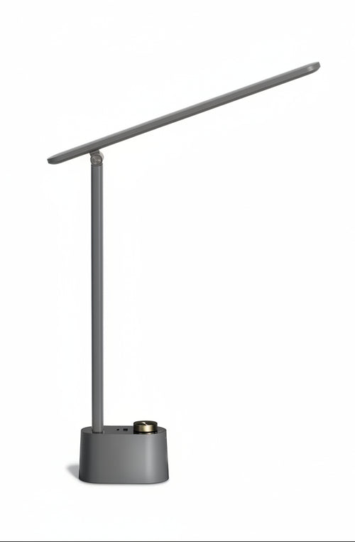 Dimmable LED Desk Lamp with USB Charging Ports Foldable Design biymjk