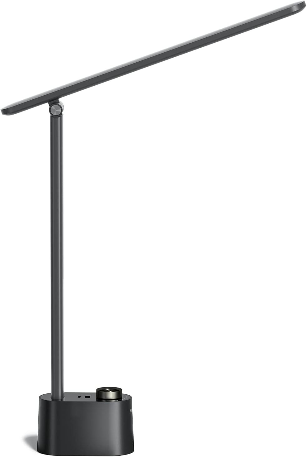 Dimmable LED Desk Lamp with USB Charging Ports Foldable Design biymjk