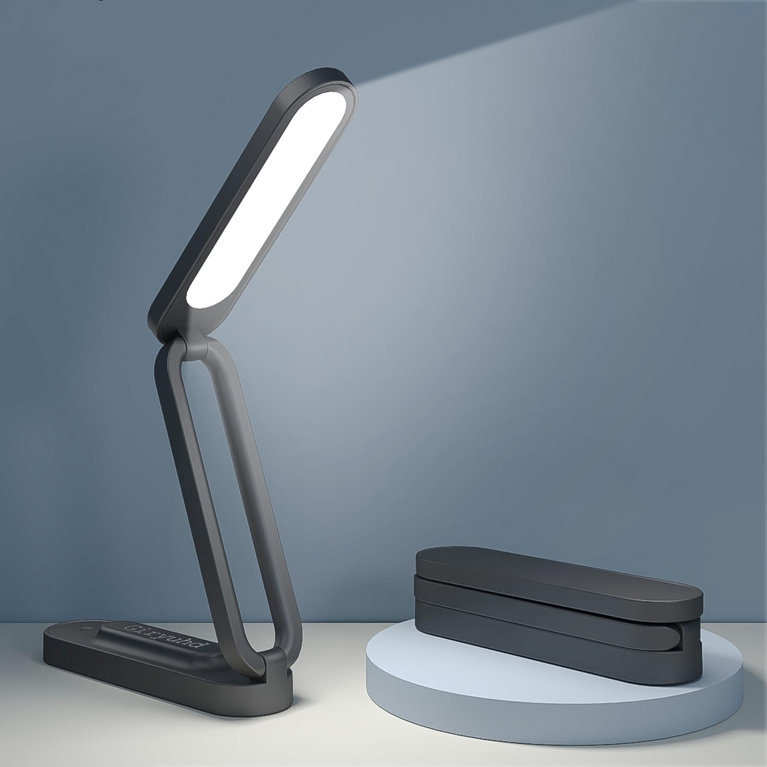 Rechargeable LED Desk Lamp Foldable Portable 3 Brightness Levels biymjk