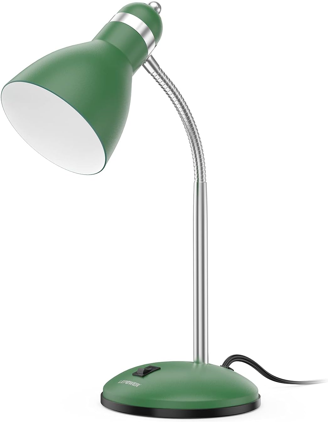Metal Desk Lamp with Flexible Gooseneck Eye Caring Study Light biymjk