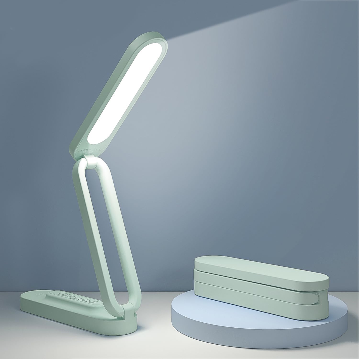 Rechargeable LED Desk Lamp Foldable Portable 3 Brightness Levels biymjk