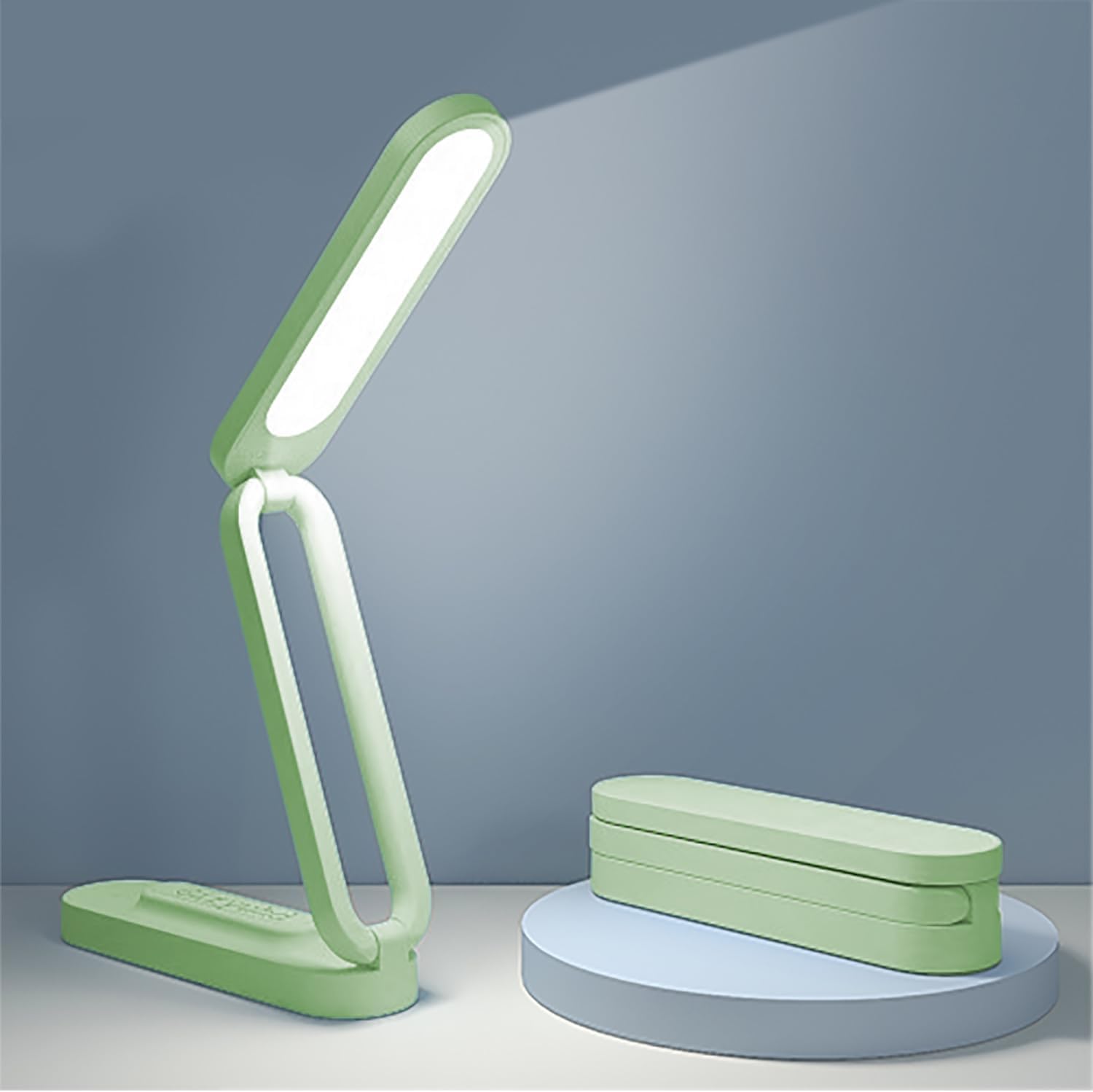 Rechargeable LED Desk Lamp Foldable Portable 3 Brightness Levels biymjk