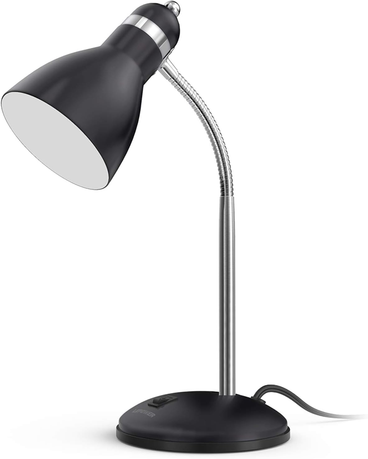 Metal Desk Lamp with Flexible Gooseneck Eye Caring Study Light biymjk