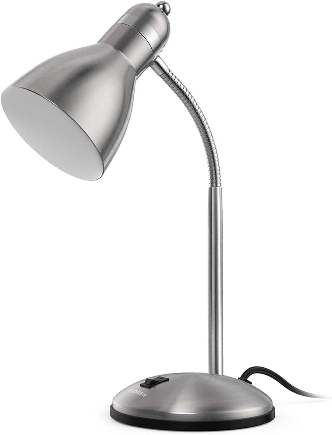 Metal Desk Lamp with Flexible Gooseneck Eye Caring Study Light biymjk