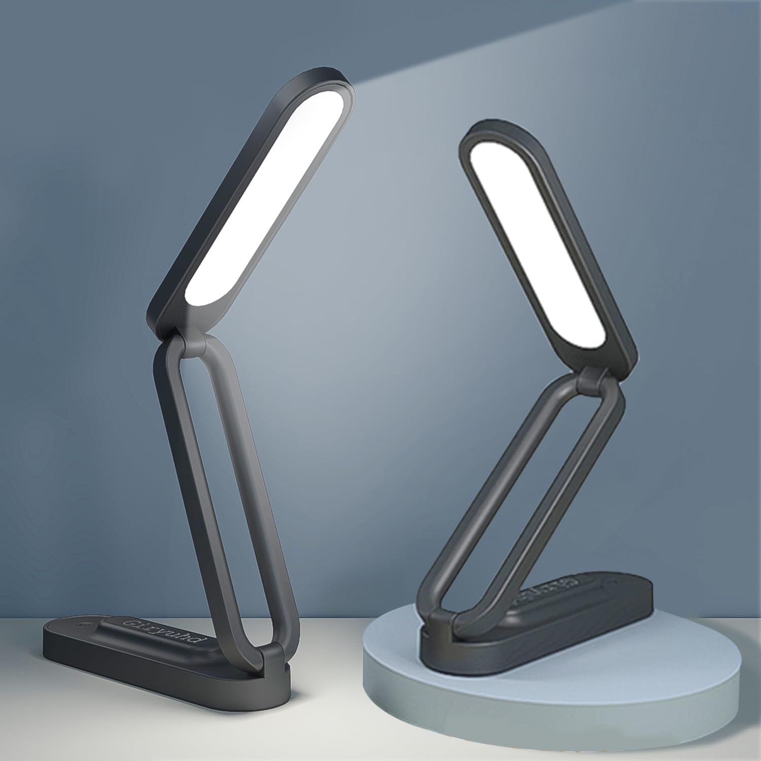 Rechargeable LED Desk Lamp Foldable Portable 3 Brightness Levels biymjk