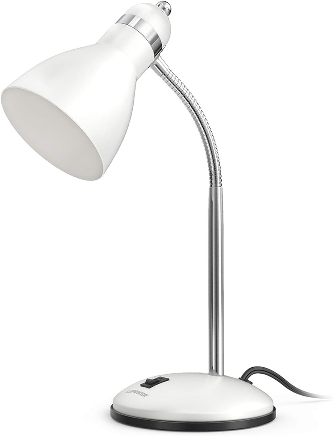 Metal Desk Lamp with Flexible Gooseneck Eye Caring Study Light biymjk